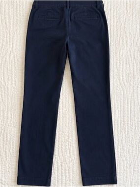 J.Crew Andie Navy Pants Size 4 NWT Straight Leg Chino